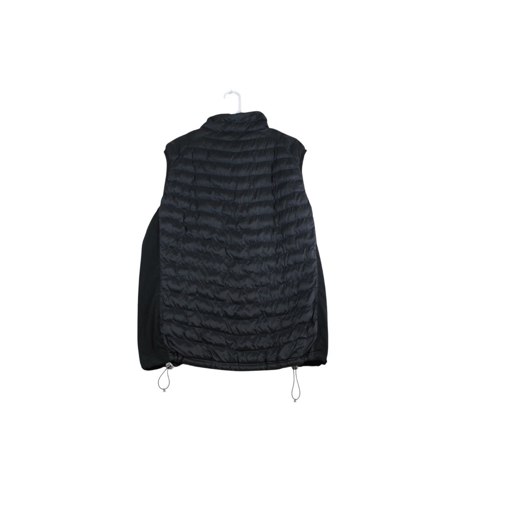 Columbia Sportswear Powder Pass Hybrid Vest Men Large Black Logo Full Zip Winter - Picture 8 of 8